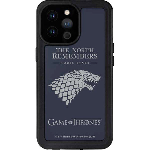 Game of Thrones: House Stark The North Remembers iPhone 14 Pro Max Waterproof Case