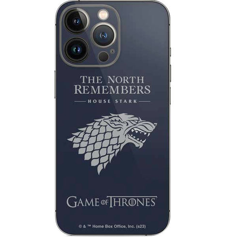 Game of Thrones: House Stark The North Remembers iPhone 15 Pro Skin