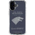 Game of Thrones: House Stark The North Remembers iPhone 16 Clear Case