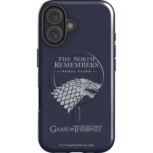 Game of Thrones: House Stark The North Remembers iPhone 16 Magsafe Impact Case