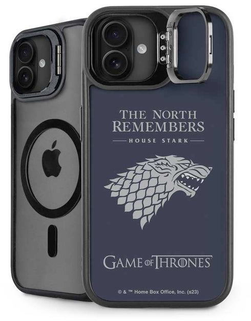 Game of Thrones: House Stark The North Remembers iPhone 16 Plus Kickstand Case