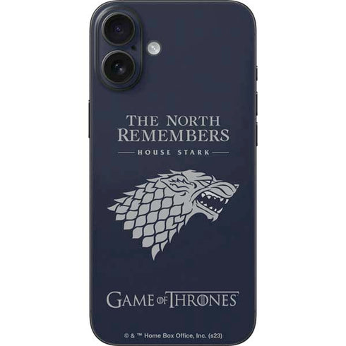 Game of Thrones: House Stark The North Remembers iPhone 16 Plus Skin