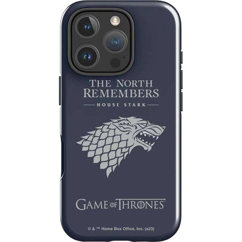 Game of Thrones: House Stark The North Remembers iPhone 16 Pro Impact Case