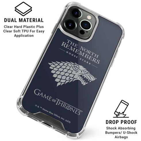 Game of Thrones: House Stark The North Remembers iPhone 16 Pro Max Clear Case