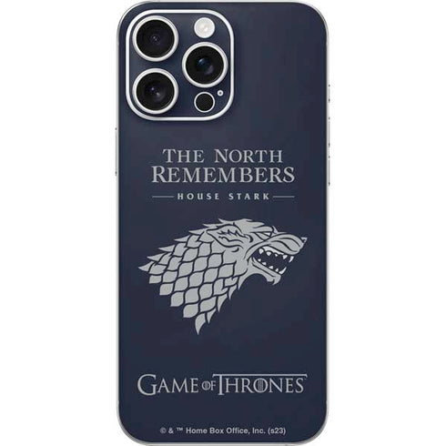 Game of Thrones: House Stark The North Remembers iPhone 16 Pro Max Skin