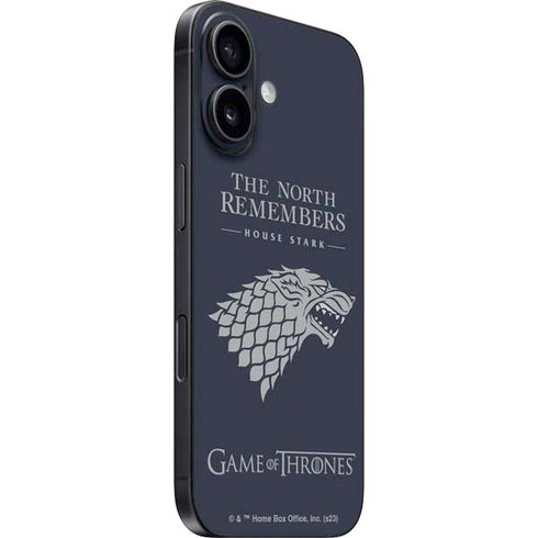 Game of Thrones: House Stark The North Remembers iPhone 16 Skin