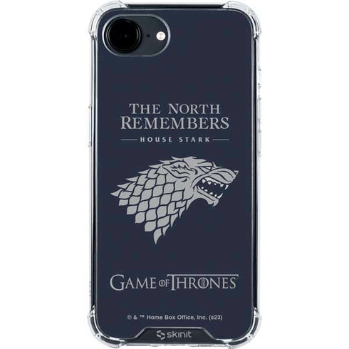 Game of Thrones: House Stark The North Remembers iPhone 16e Clear Case