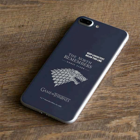 Game of Thrones: House Stark The North Remembers iPhone 7 Plus Skin