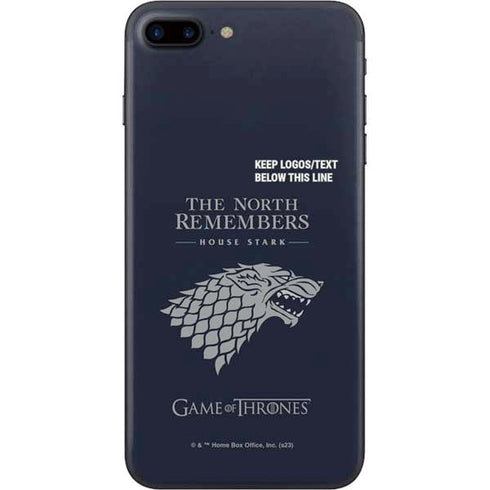 Game of Thrones: House Stark The North Remembers iPhone 8 Plus Skin