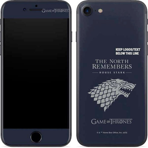 Game of Thrones: House Stark The North Remembers iPhone 8 Skin