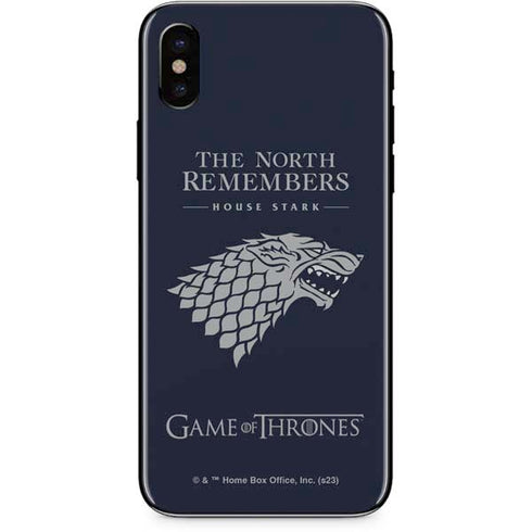 Game of Thrones: House Stark The North Remembers iPhone X Skin
