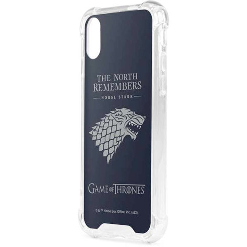 Game of Thrones: House Stark The North Remembers iPhone XS Clear Case