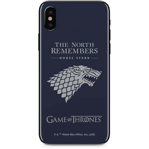 Game of Thrones: House Stark The North Remembers iPhone XS Max Skin