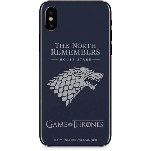 Game of Thrones: House Stark The North Remembers iPhone XS Skin
