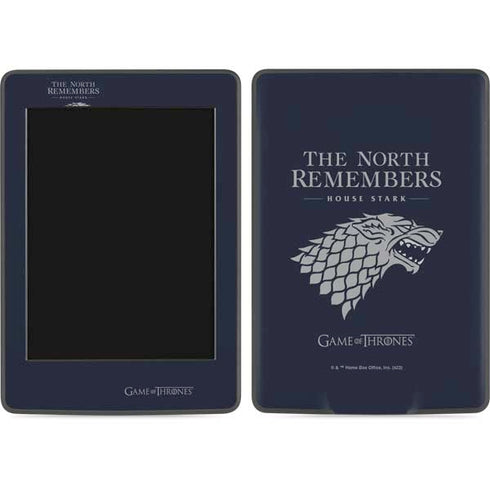Game of Thrones: House Stark The North Remembers Amazon Kindle Skin
