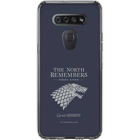 Game of Thrones: House Stark The North Remembers LG K51/Q51 Clear Case