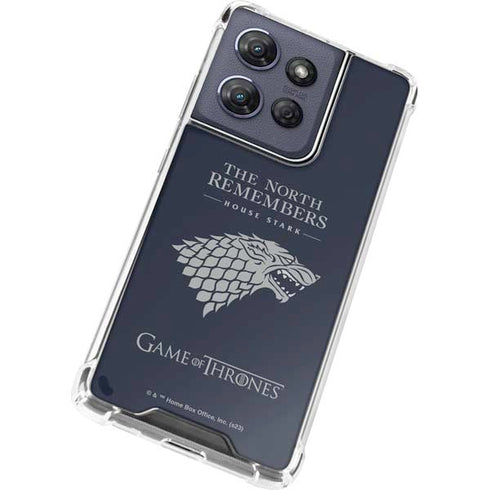 Game of Thrones: House Stark The North Remembers Moto G 5G (2025) Clear Case