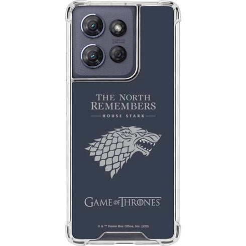 Game of Thrones: House Stark The North Remembers Moto G Play 5G (2025) Clear Case