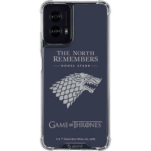 Game of Thrones: House Stark The North Remembers Moto G Power 5G (2024) Clear Case