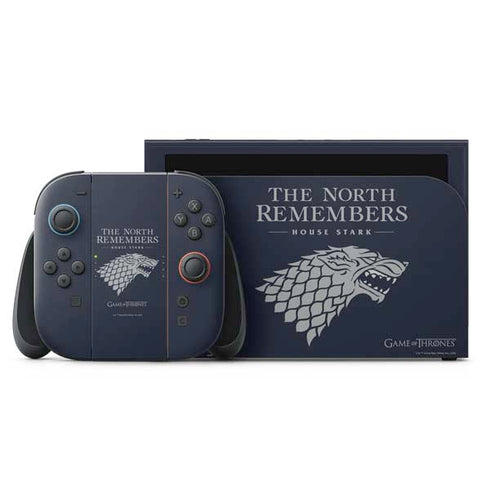 Game of Thrones: House Stark The North Remembers Nintendo Skins