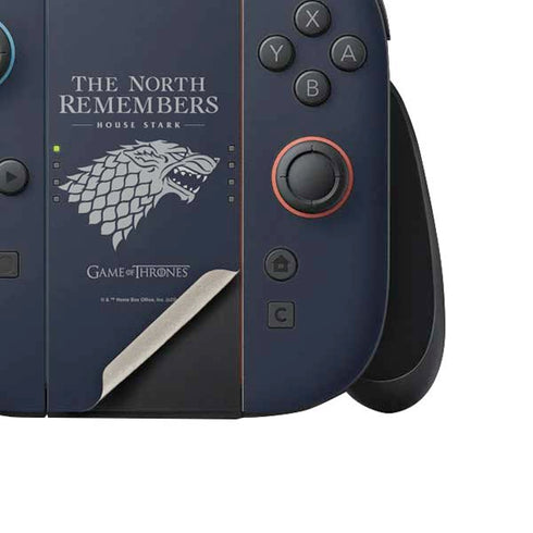 Game of Thrones: House Stark The North Remembers Nintendo Switch 2 (2025) Joy-Con Controller Skin