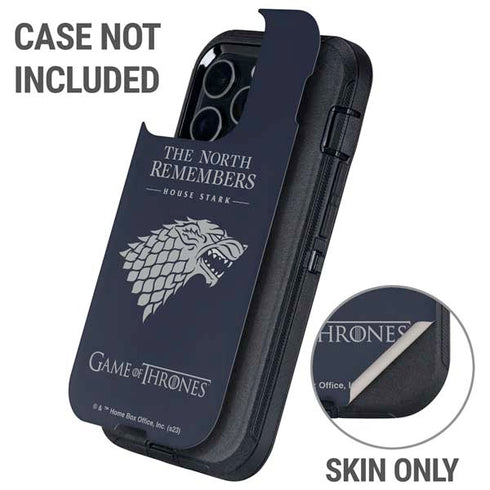 Game of Thrones: House Stark The North Remembers Otterbox Defender iPhone Skin