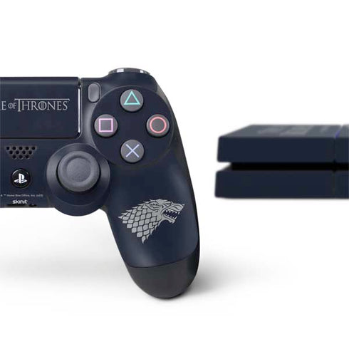 Game of Thrones: House Stark The North Remembers PS4 Console and Controller Bundle Skin