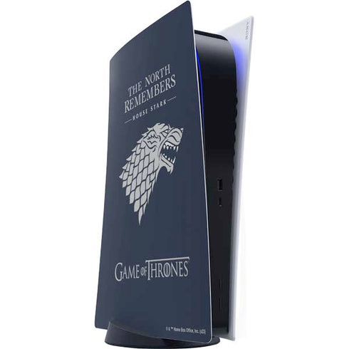 Game of Thrones: House Stark The North Remembers PS5 Digital Edition Console Skin