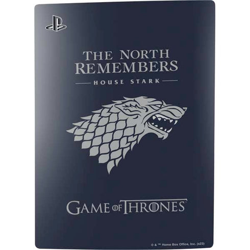 Game of Thrones: House Stark The North Remembers PS5 Digital Edition Console Skin