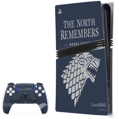 Game of Thrones: House Stark The North Remembers PS5 Pro Bundle Skin