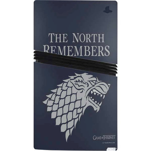 Game of Thrones: House Stark The North Remembers PS5 Pro Console Skin
