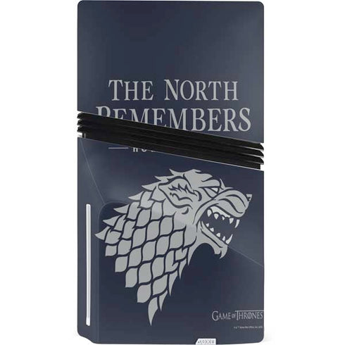 Game of Thrones: House Stark The North Remembers PS5 Pro Disk Console Skin