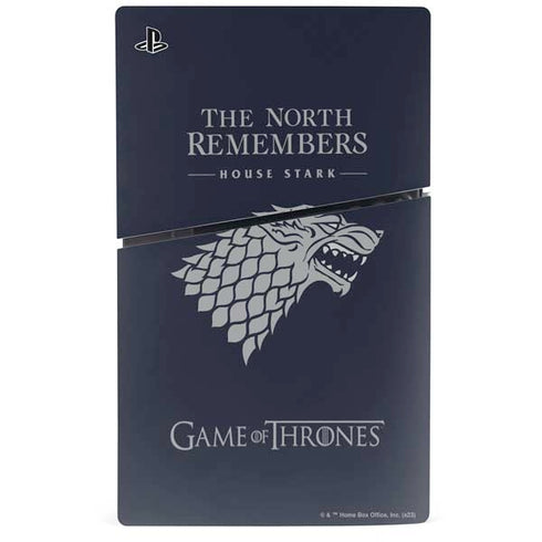 Game of Thrones: House Stark The North Remembers PS5 Slim Disk Bundle Skin