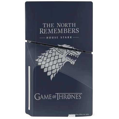 Game of Thrones: House Stark The North Remembers PS5 Slim Disk Bundle Skin