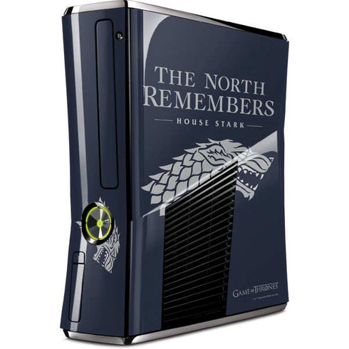 Game of Thrones: House Stark The North Remembers Xbox 360 Slim (2010) Skin