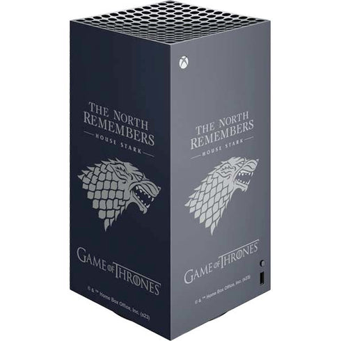 Game of Thrones: House Stark The North Remembers XBox Series X Digital Edition Console Skin