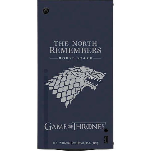 Game of Thrones: House Stark The North Remembers XBox Series X Digital Edition Console Skin