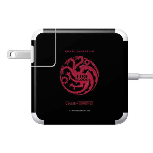 Game of Thrones: House Targaryen 85W Power Adapter (15 and 17 inch MacBook Pro Charger) Skin
