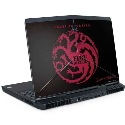 Game of Thrones: House Targaryen Dell Alienware Skin