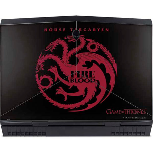 Game of Thrones: House Targaryen Dell Alienware Skin