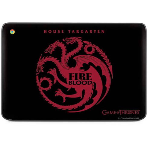 Game of Thrones: House Targaryen HP Chromebook Skin