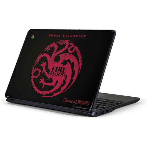 Game of Thrones: House Targaryen Samsung Chromebook Skin