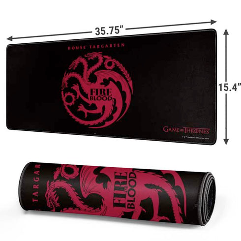 Game of Thrones: House Targaryen Gaming Mouse Pad