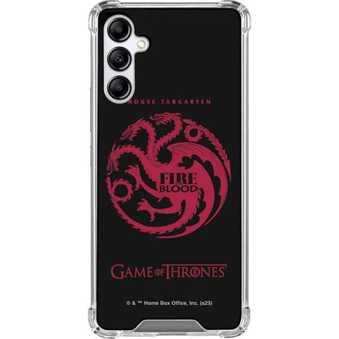 Game of Thrones: House Targaryen Galaxy A15 5G Clear Case