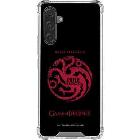 Game of Thrones: House Targaryen Galaxy A17 Clear Case