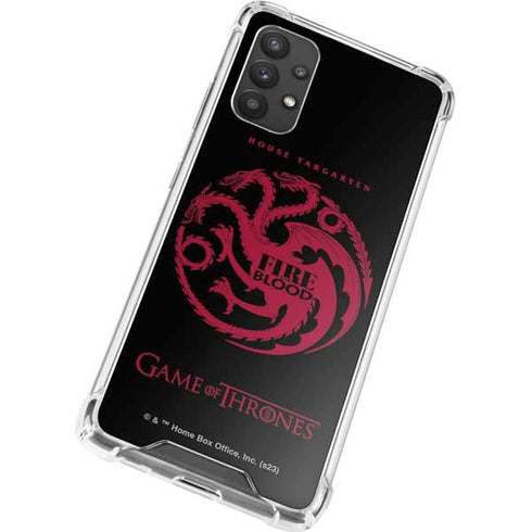 Game of Thrones: House Targaryen Galaxy A32 5G Clear Case