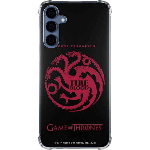 Game of Thrones: House Targaryen Galaxy A35 5G Clear Case