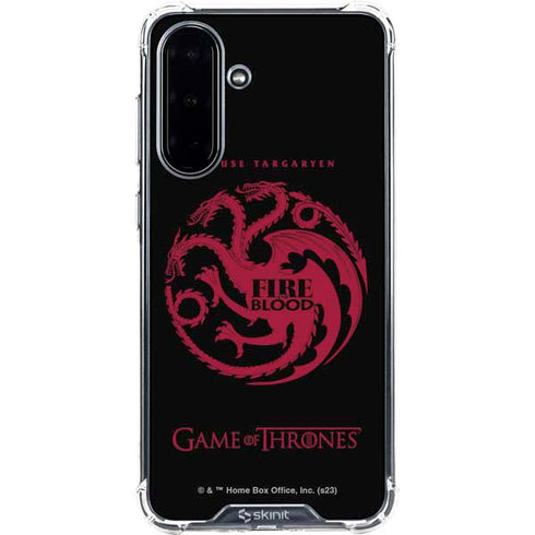 Game of Thrones: House Targaryen Galaxy A36 5G Clear Case