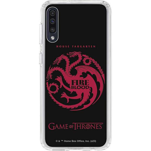 Game of Thrones: House Targaryen Galaxy A50 Clear Case