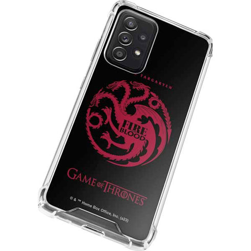 Game of Thrones: House Targaryen Galaxy A52 5G Clear Case